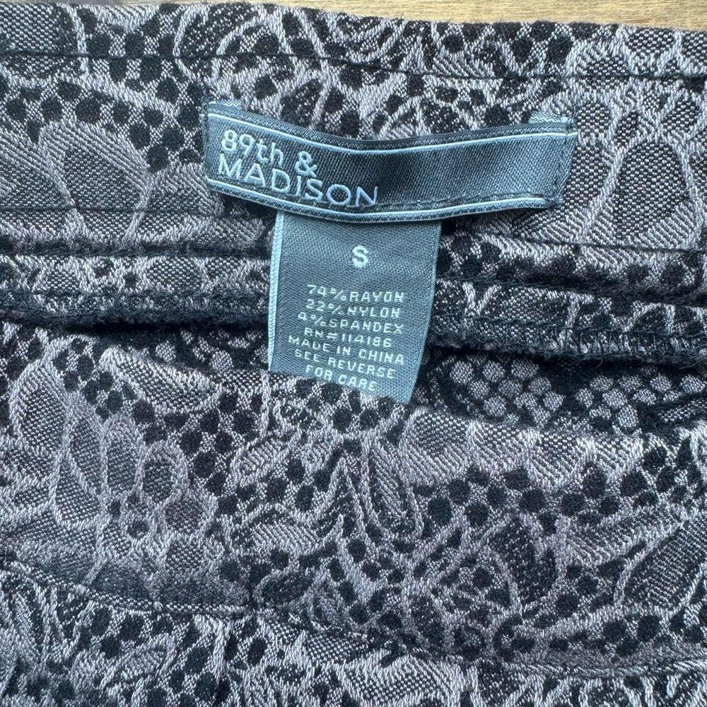 89TH & MADISON Stretch Leggings Pants S